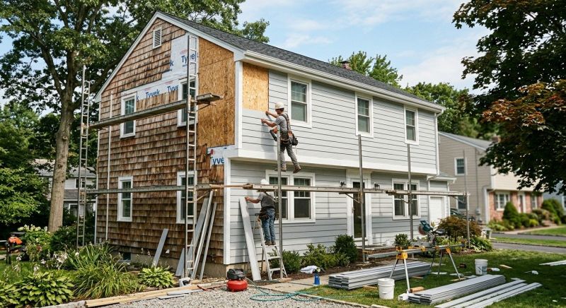 House Siding Installation