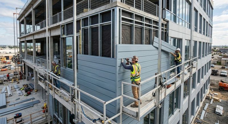 Synthetic Siding Installation