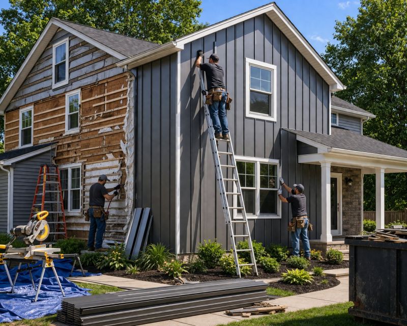 Siding Replacement in Justin, TX