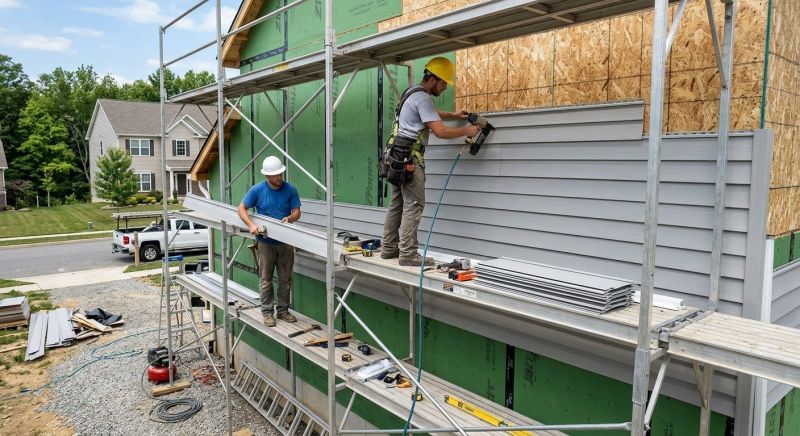 Vinyl Siding Installation in Ponder, TX